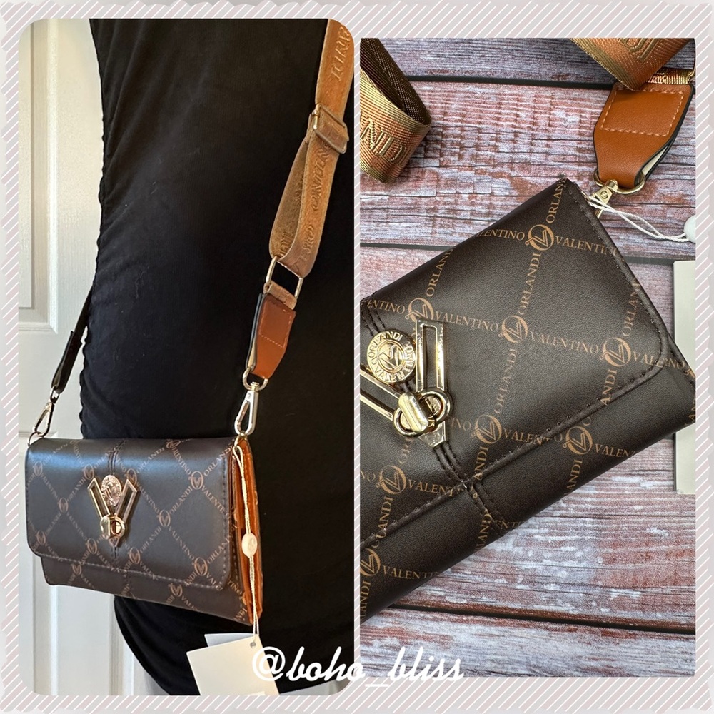 VALENTINO ORLANDI Monogram Crossbody Bag NWT